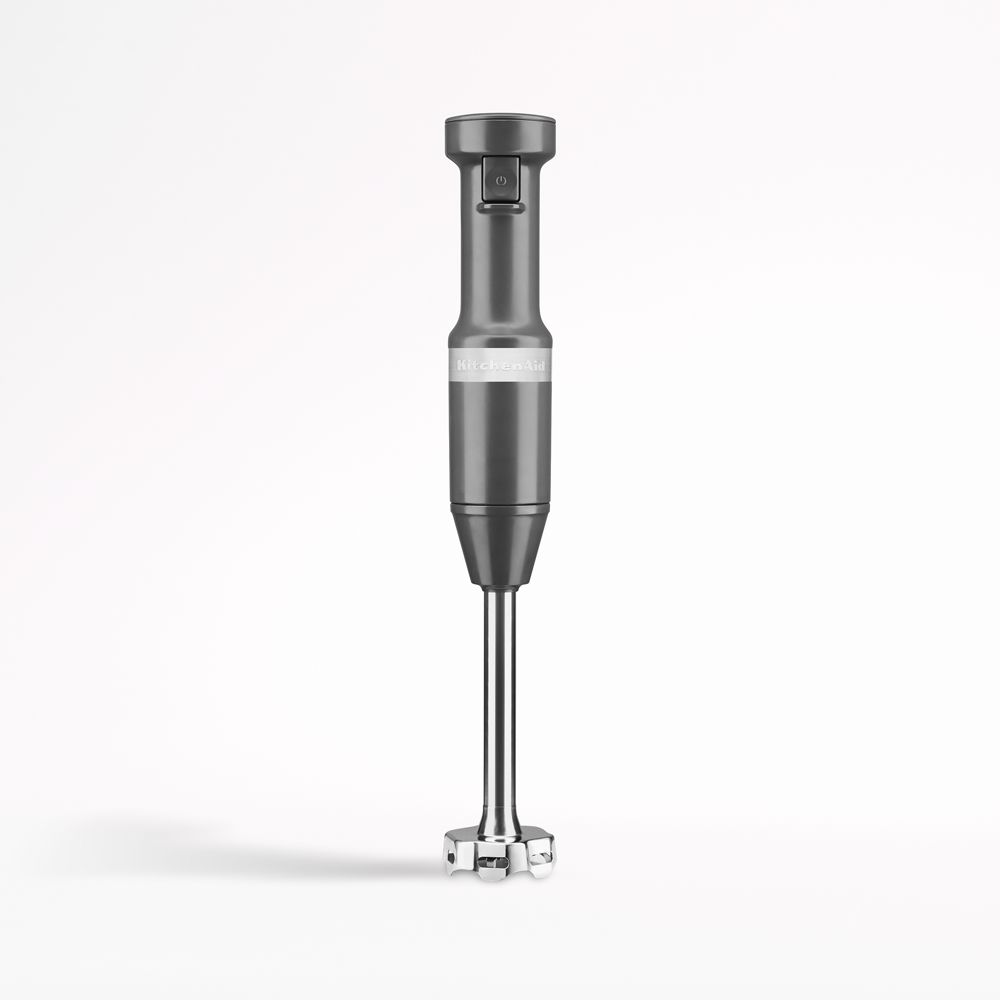 KitchenAid Matte Grey Variable Speed Corded Hand Blender