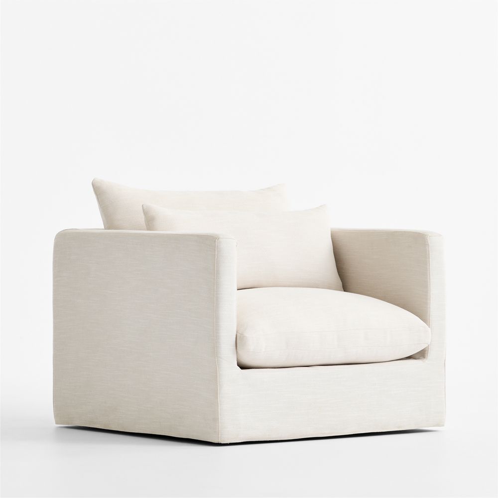 Seascape Upholstered Outdoor Swivel Lounge Chair