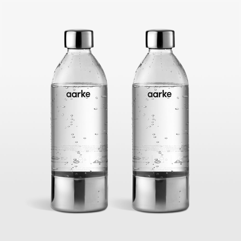 Aarke Replacement Bottle for Carbonator III, Set of 2