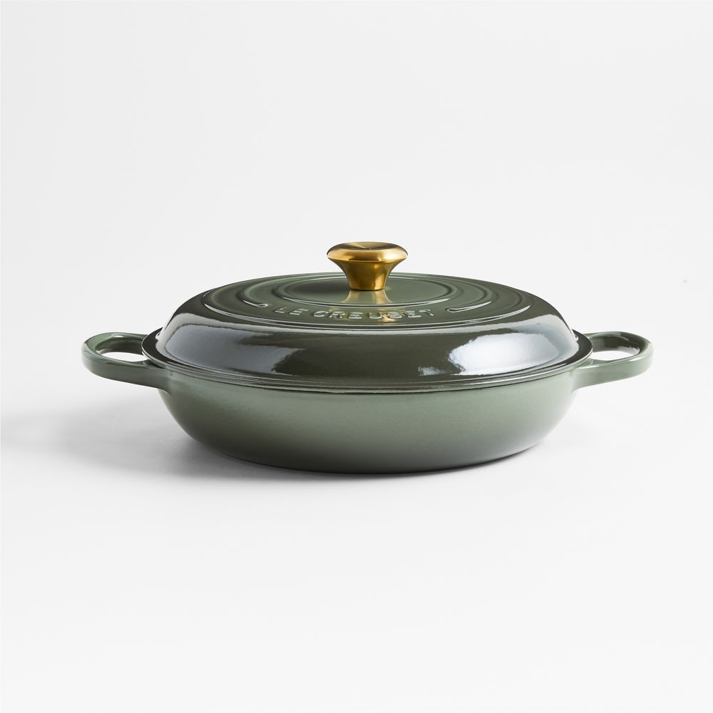 Le Creuset Signature 5-Qt. Thyme Enameled Cast Iron Braiser