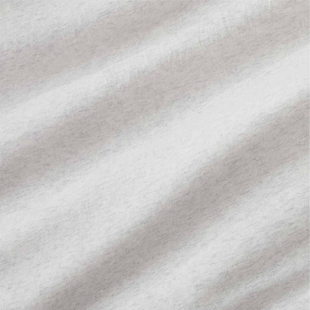 Cozysoft Ivory Organic Cotton Heathered Ivory Jersey Duvet Cover- Image 2