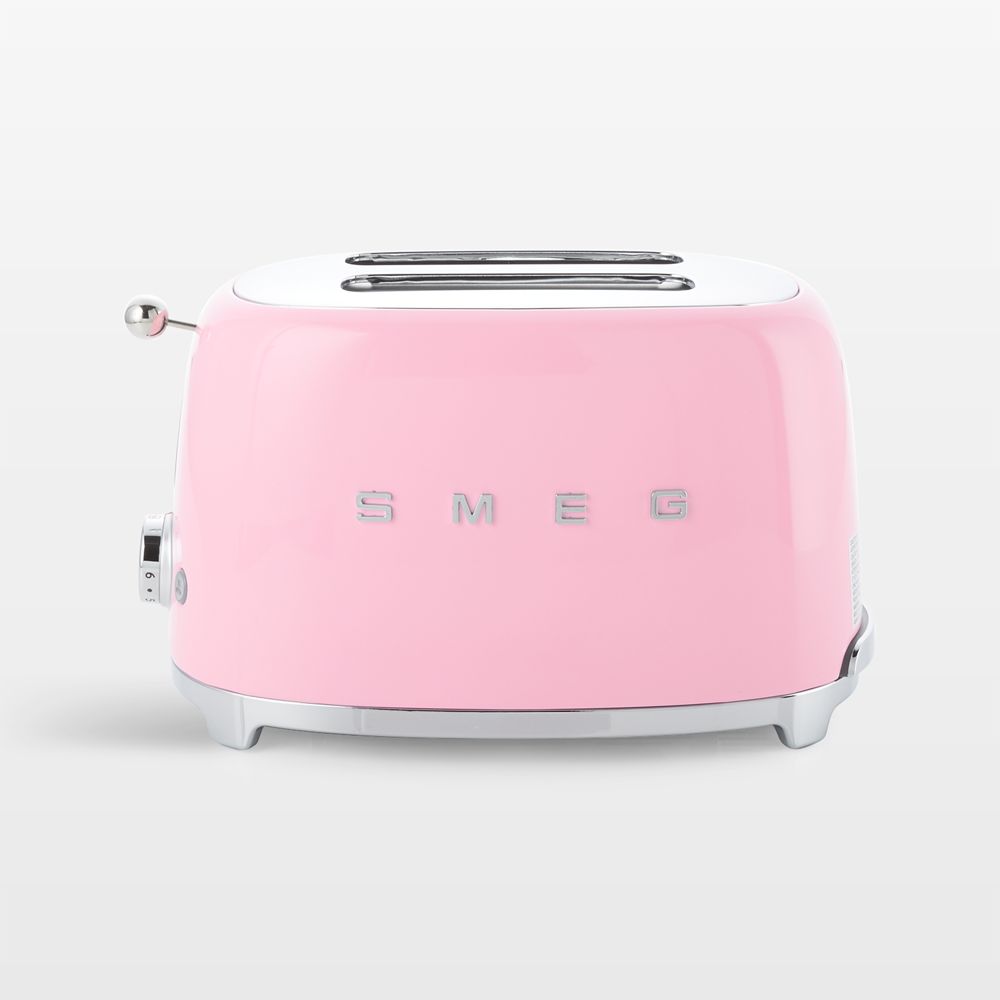 SMEG Pink 2-Slice Retro Toaster