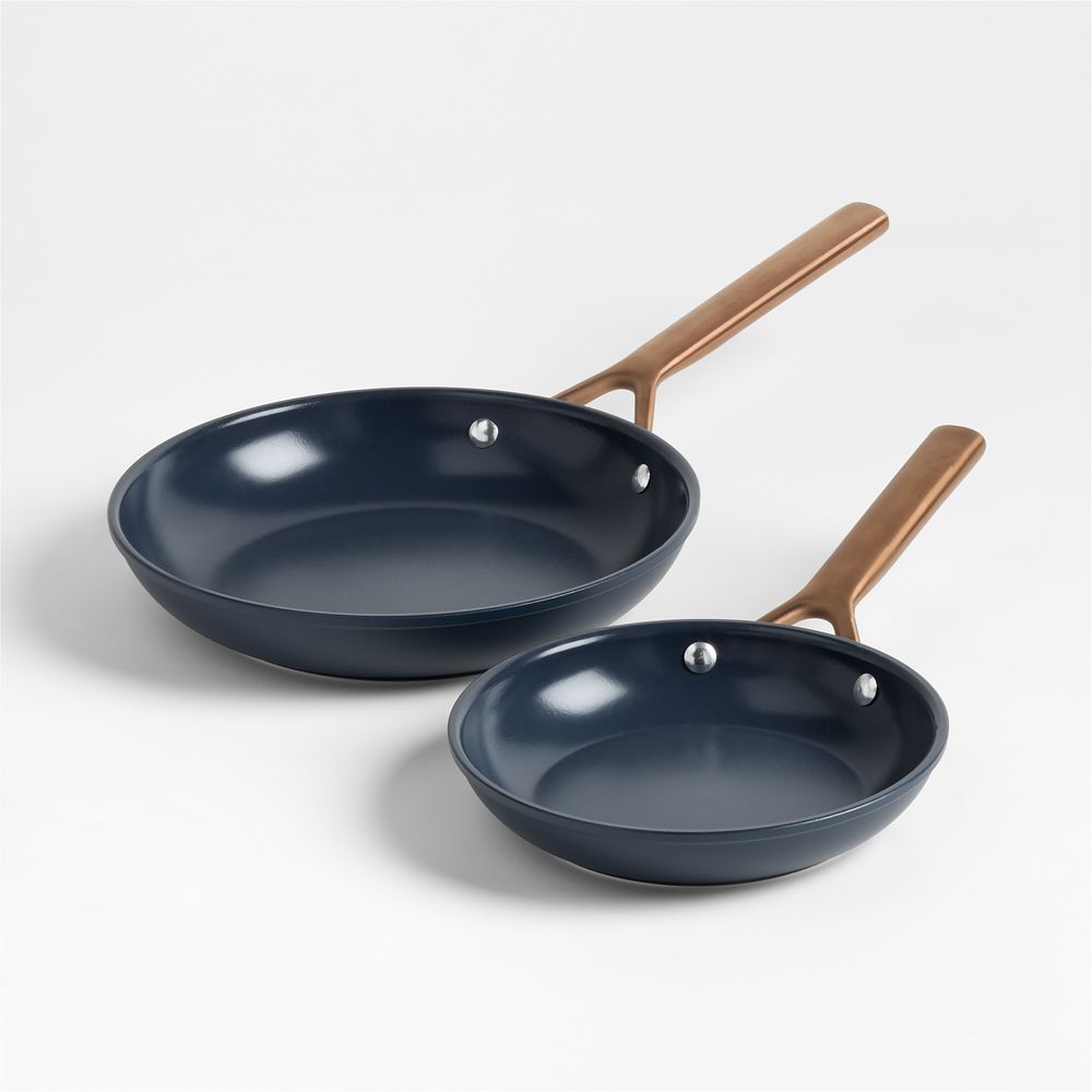 ZWILLING Milano Navy Ceramic 8" and 10" Nonstick Fry Pans Set