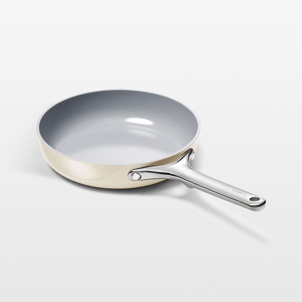 Caraway Cream Ceramic Nonstick 8" Mini Fry Pan