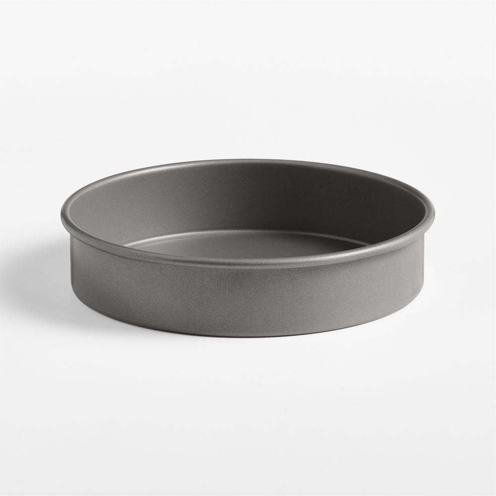 Crate & Barrel Pro 9" Round Silicone Nonstick Cake Pan, Made by USA Pan