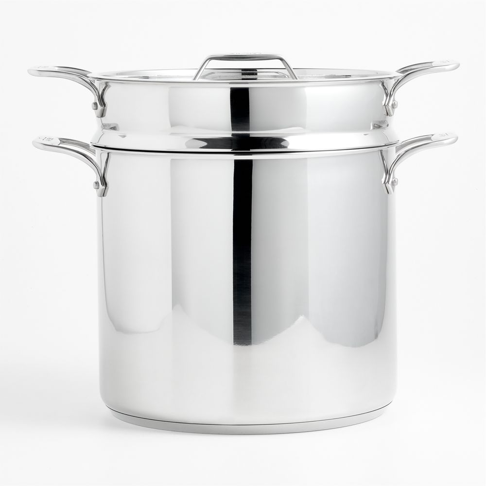 All-Clad Simply Strain 16-Qt. Stainless Steel Multipot with Insert