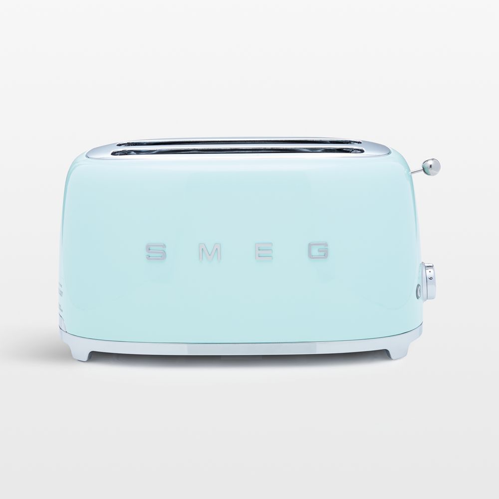 SMEG Pastel Green 4-Slice Long Slot Retro Toaster