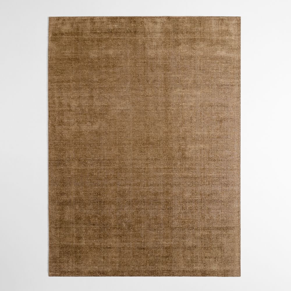 Whistler Viscose and Jute Blend Handwoven Brown Area Rug