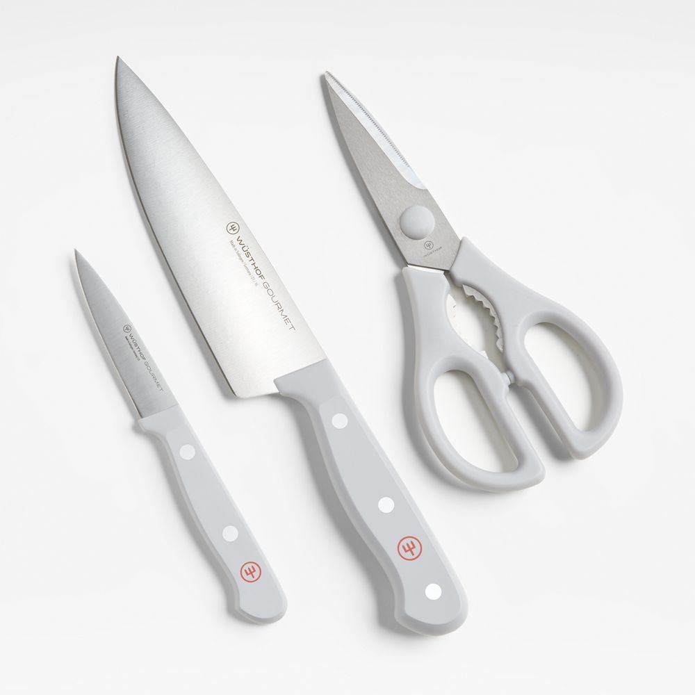 Wusthof Gourmet Grey 3-Piece Prep Set