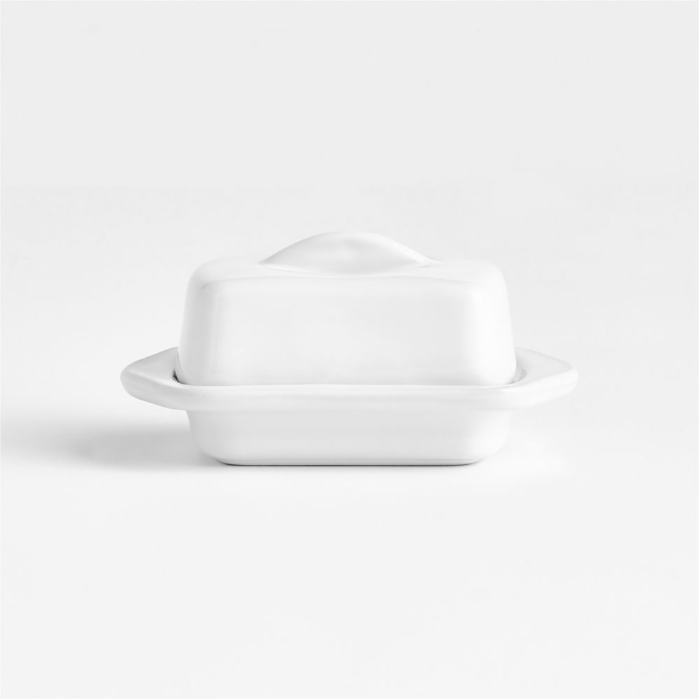 Chantal White Mini Butter Dish
