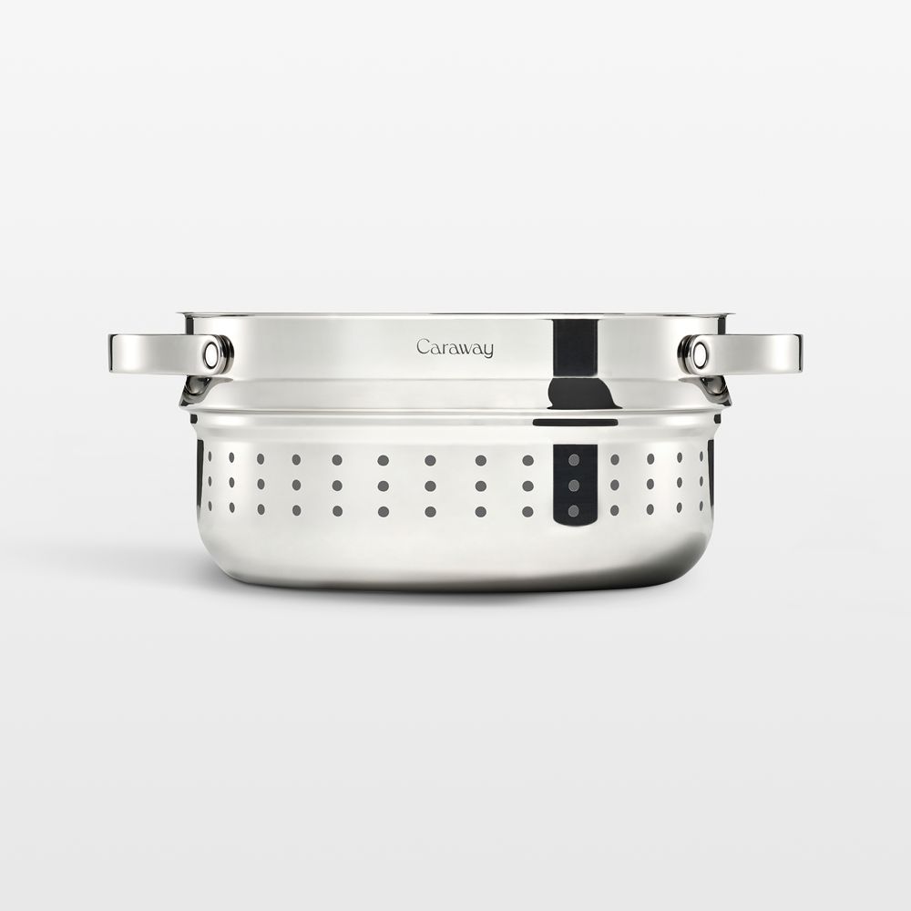 Caraway Stainless Steel 6.5-Qt. Dutch Oven Steamer