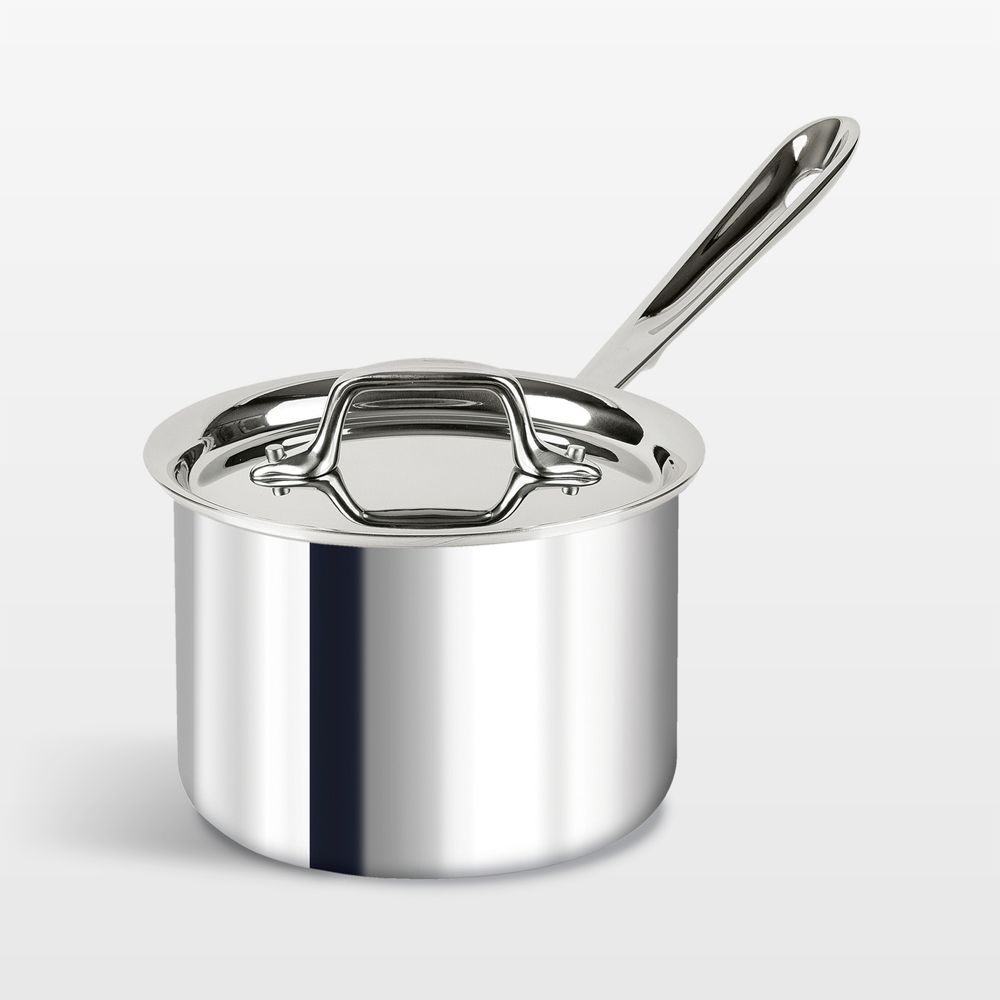 All-Clad D3 Stainless Steel 2-Qt. Saucepan with Lid