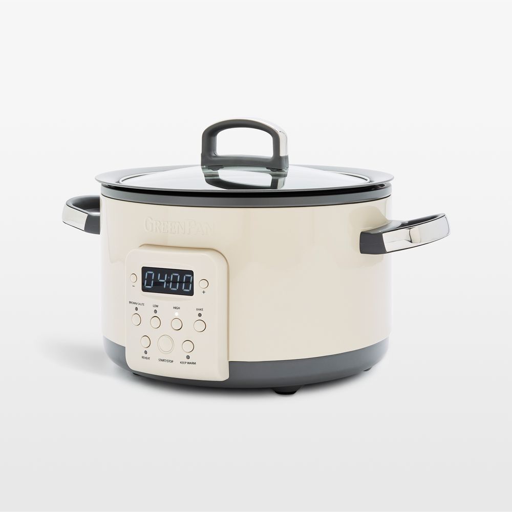 GreenPan 4-Qt. Slow Cooker in Macadamia