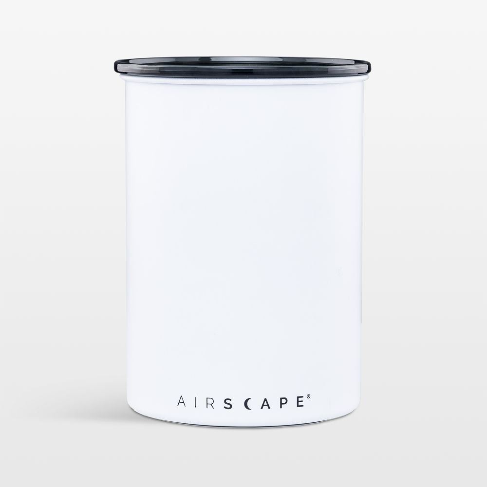 Airscape 64-oz. Matte White Coffee Canister
