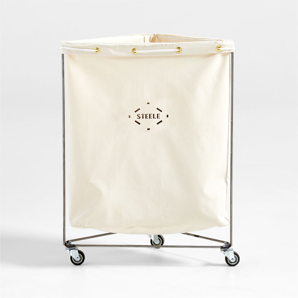 Steele 2.5 Bushel Corner Laundry Hamper