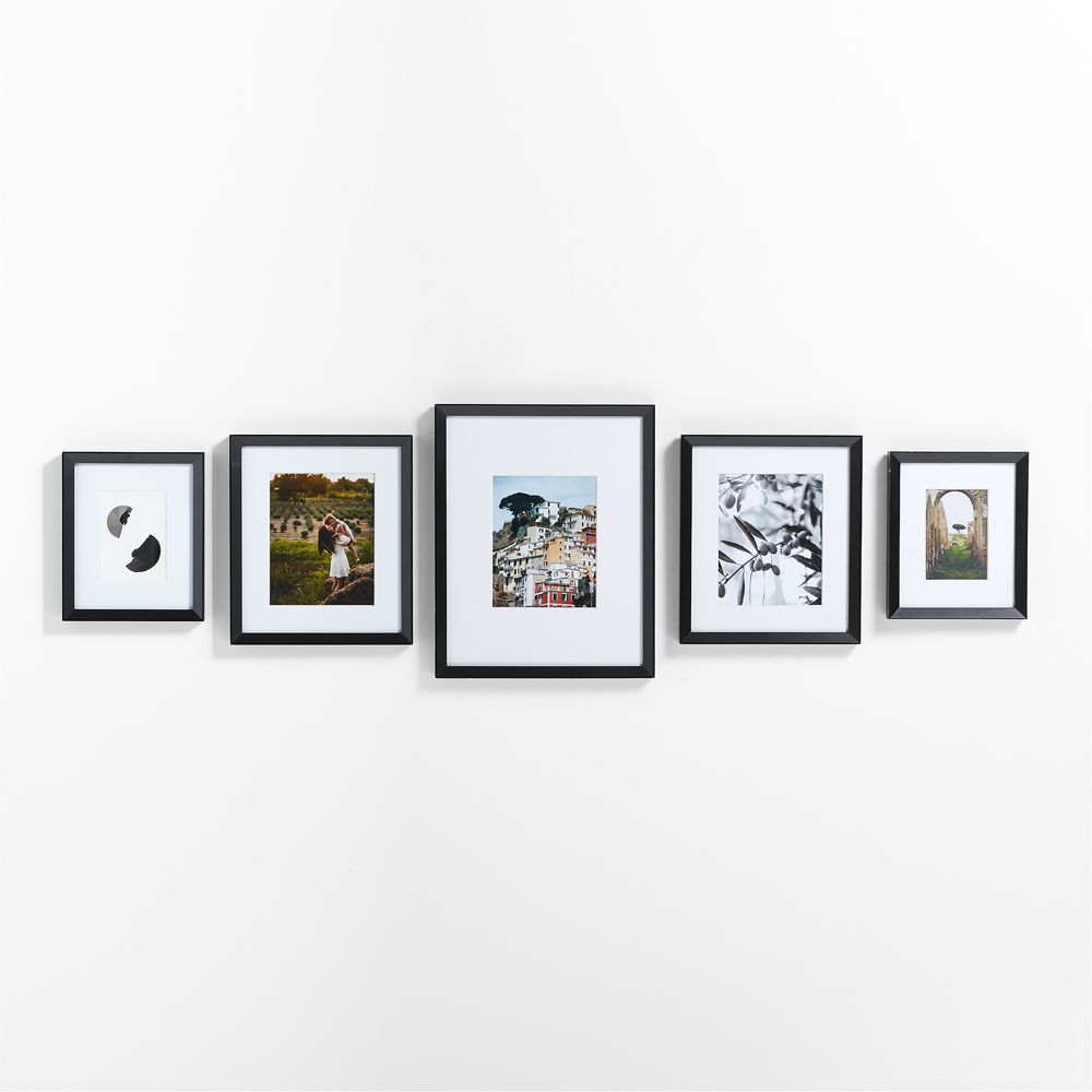 Icon 5-Piece Black Gallery Wall Frame Set