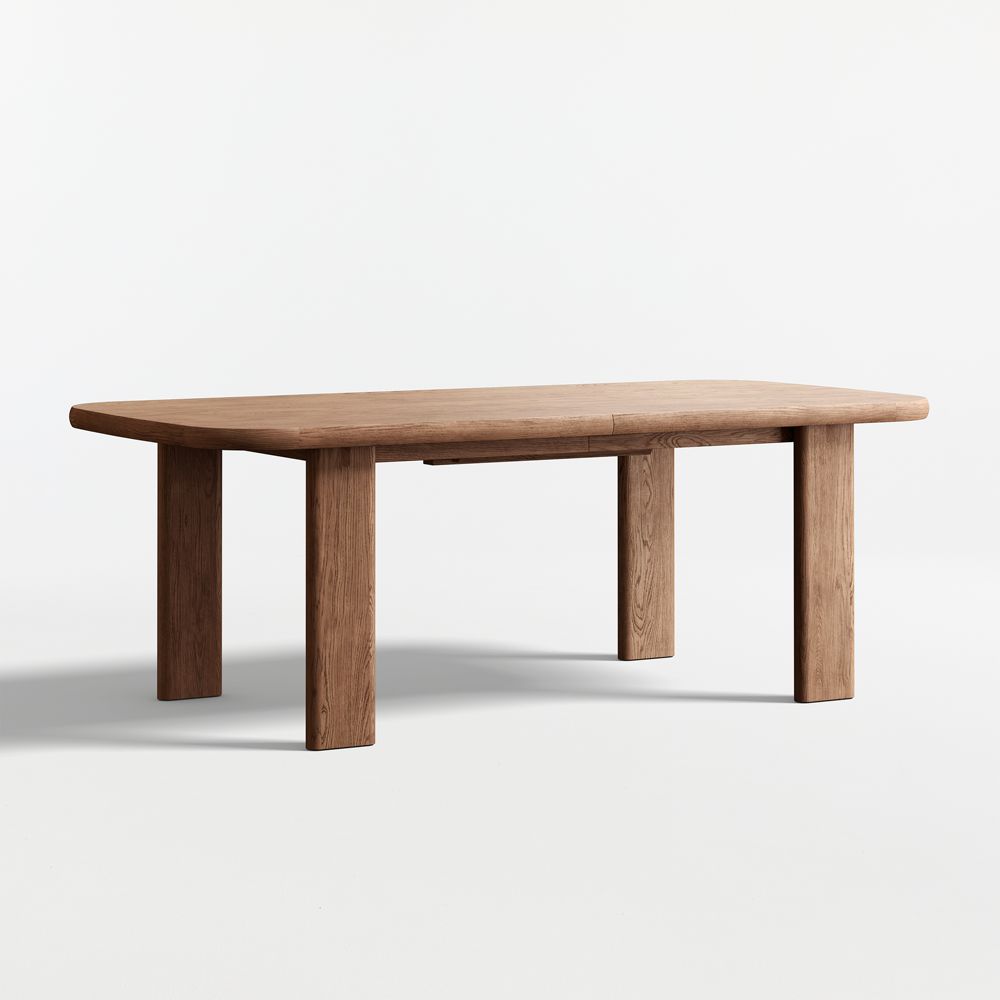 Hearth 85"-107" Oak Extendable Dining Table