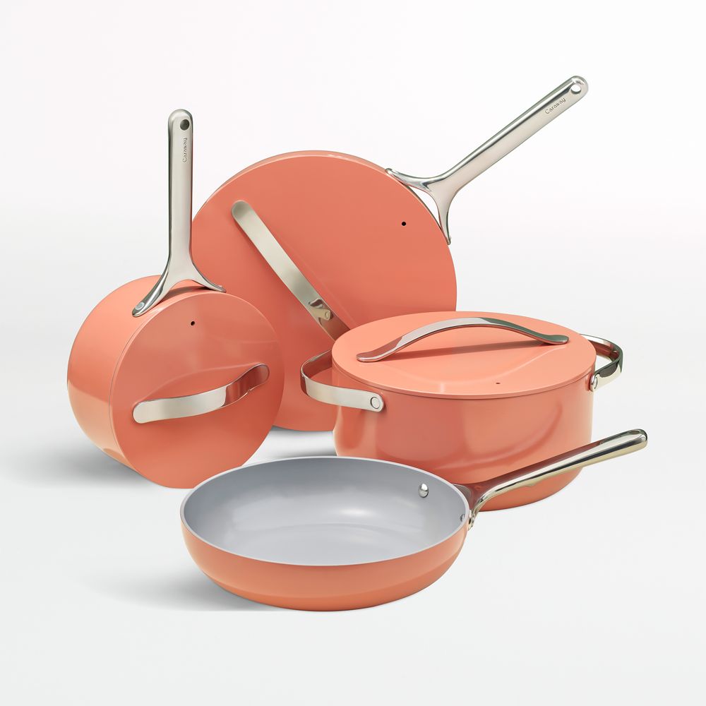 Caraway Perracotta Ceramic Nonstick 12-Piece Cookware Set