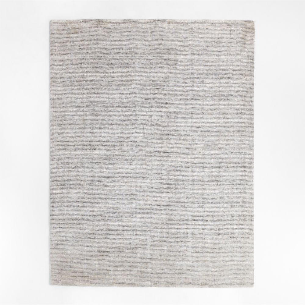 Turin Striped Light Grey Area Rug