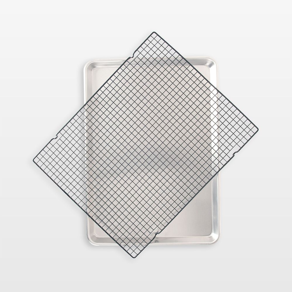 Nordic Ware Naturals Big Sheet Pan with Oven Safe Grid Cooling Rack, 15x21"