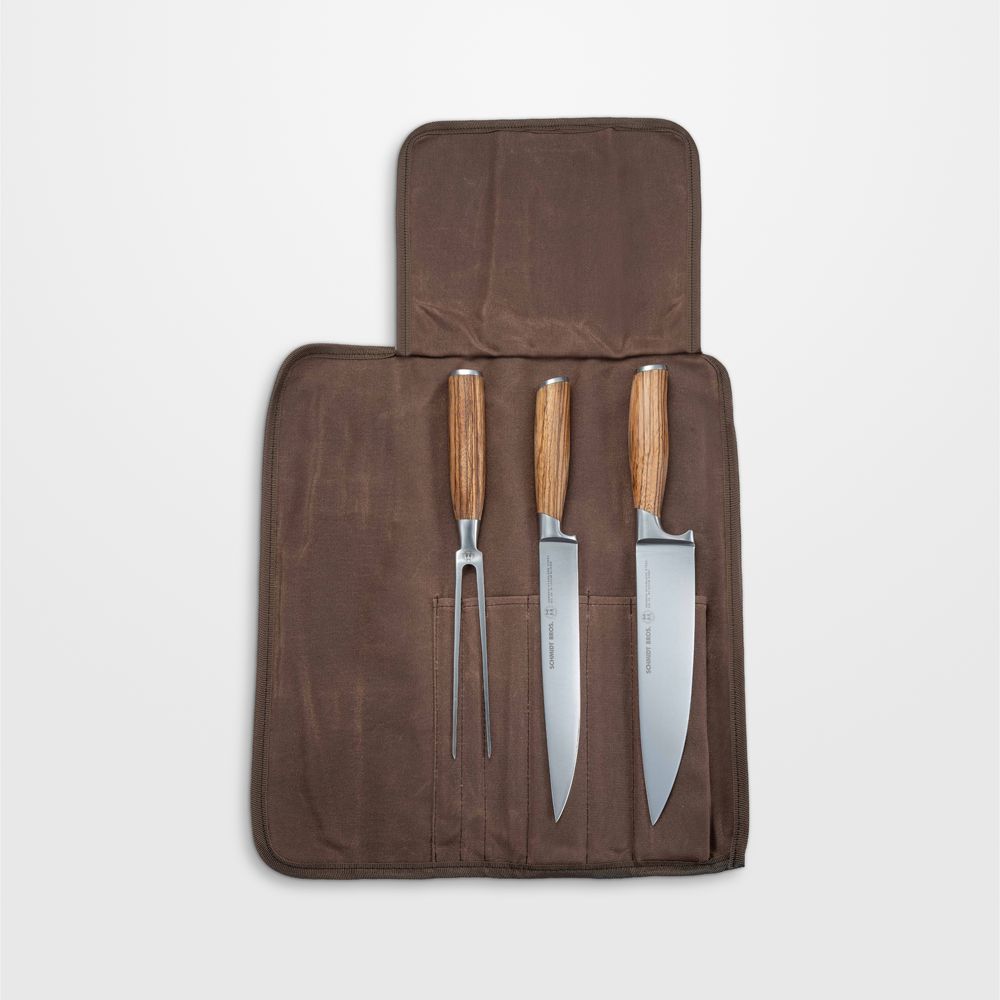 Schmidt Brothers Zebra 4-Piece Carving Set