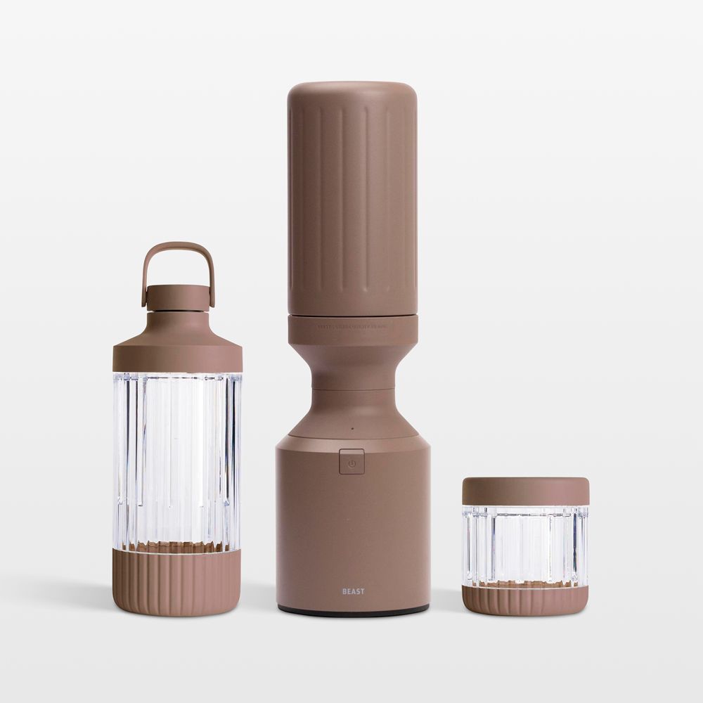 Beast Blender Mega Plus 1200 Stainless Steel in Mocha