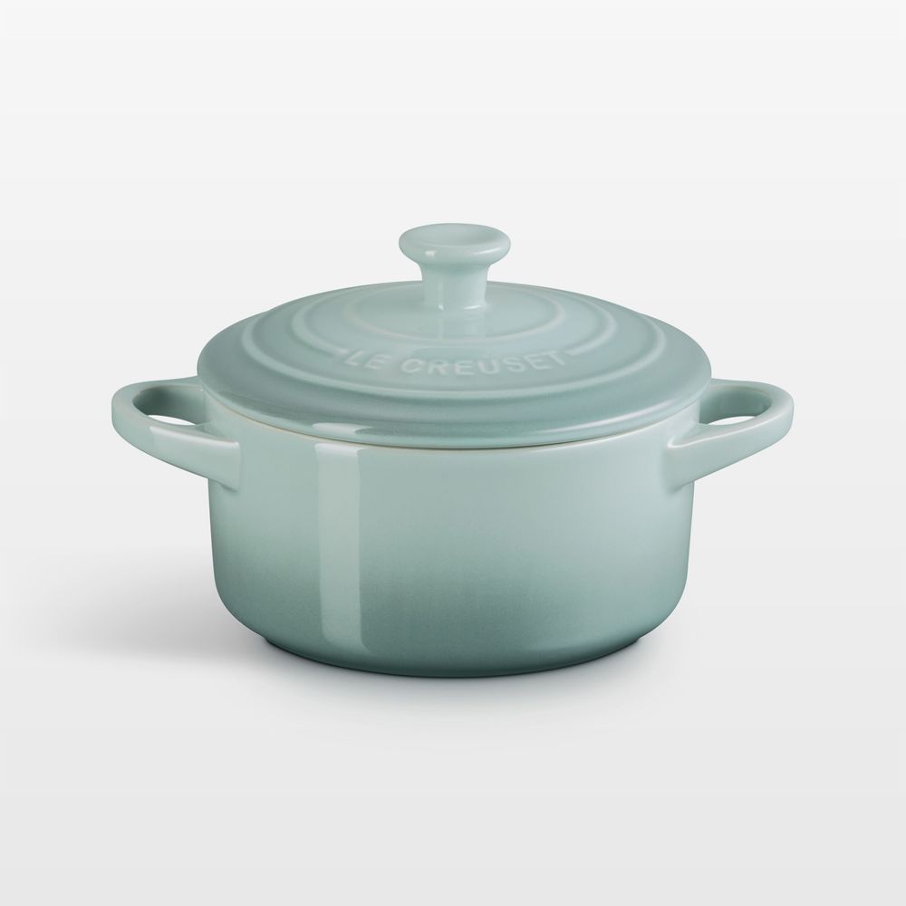 Le Creuset 24-Oz. Sea Salt Round Mini Cocotte with Lid