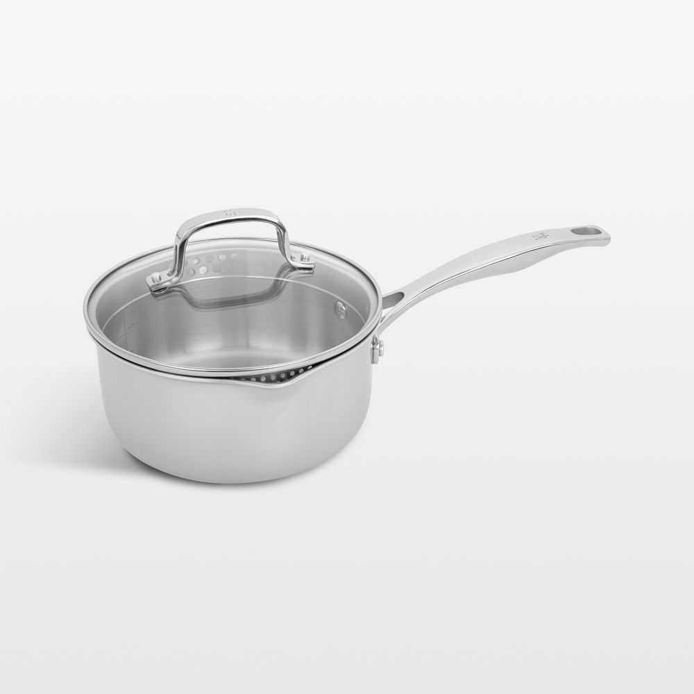 HENCKELS Clad H3 2-Qt. Stainless Steel Saucepan with Lid