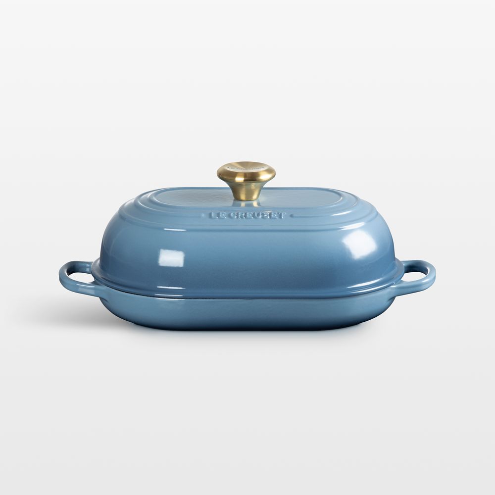 Le Creuset Signature 11.5" Chambray Oval Bread Oven