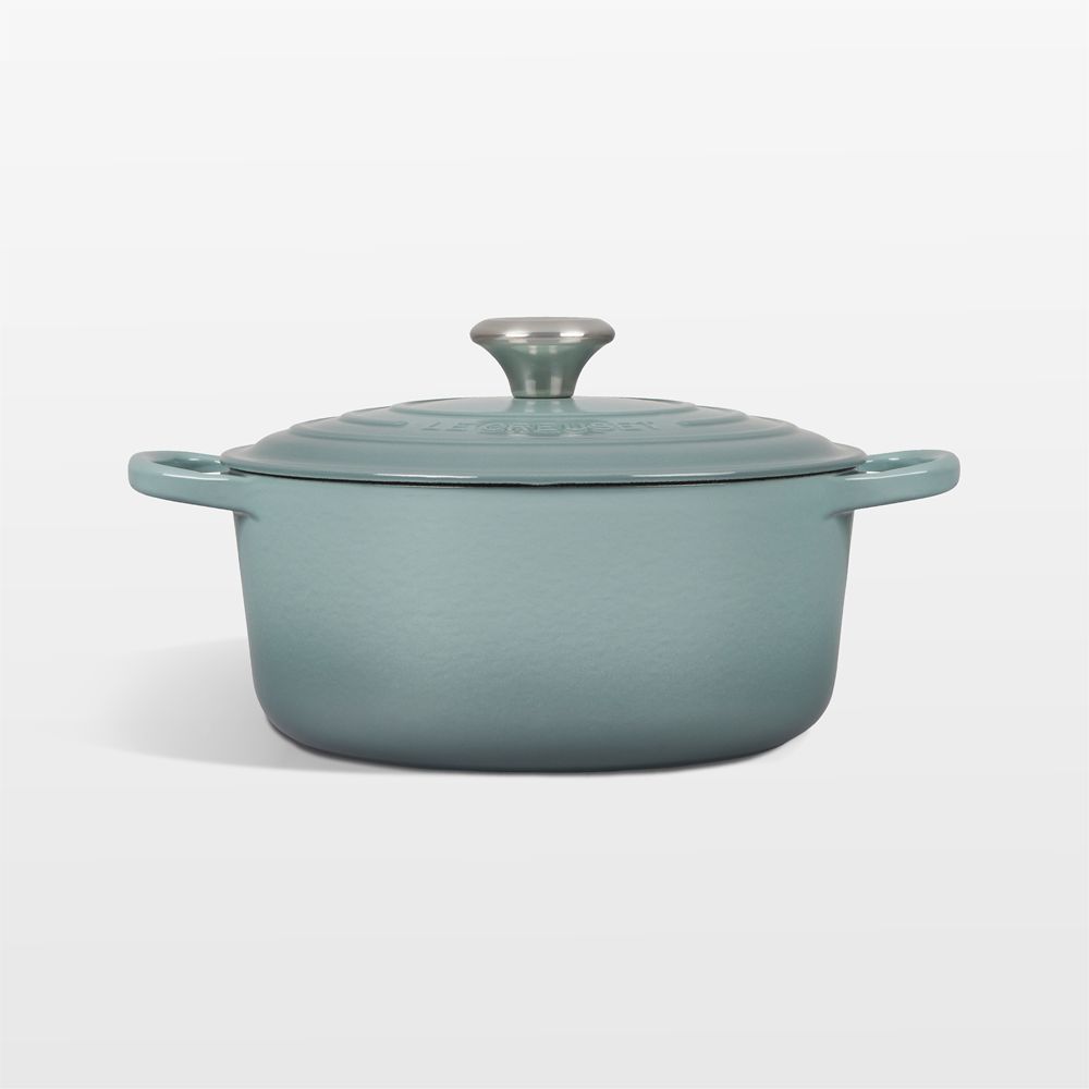 Le Creuset Signature 4.5-Qt. Sea Salt Enameled Cast Iron Dutch Oven