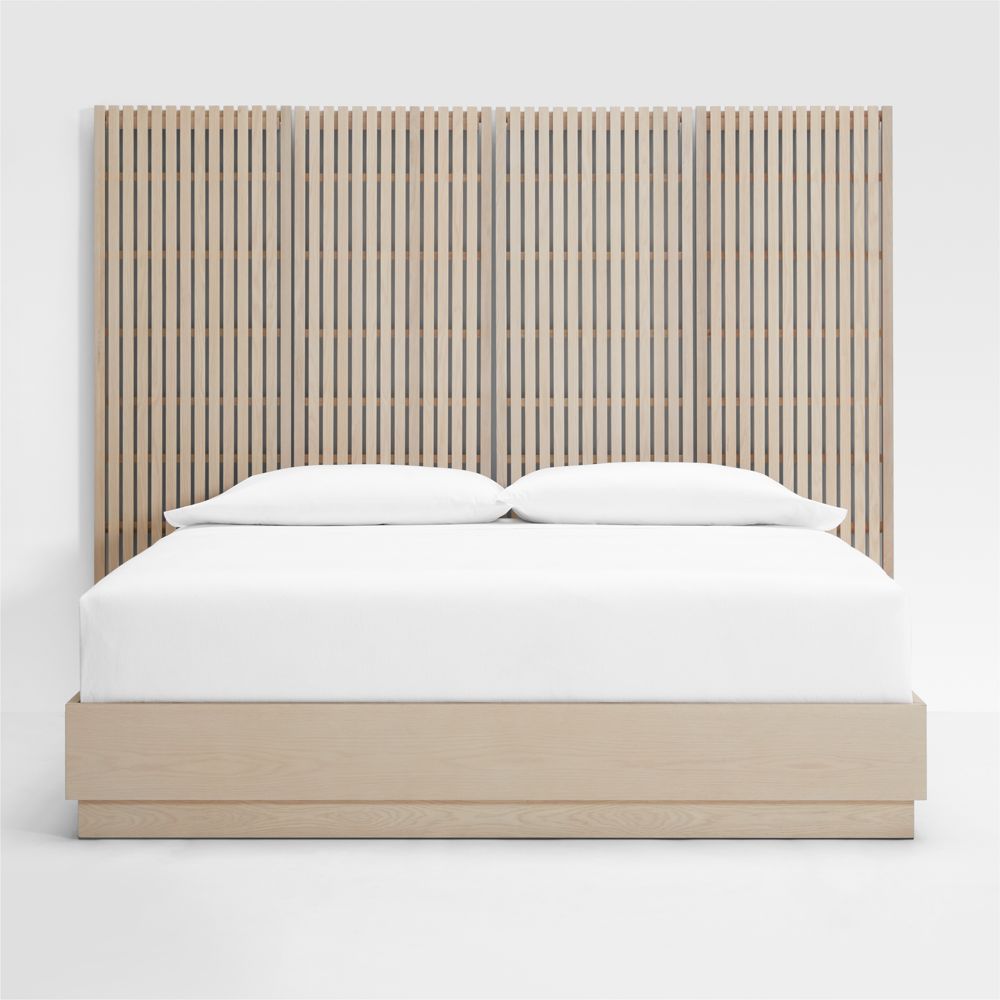 Batten White Oak Bed
