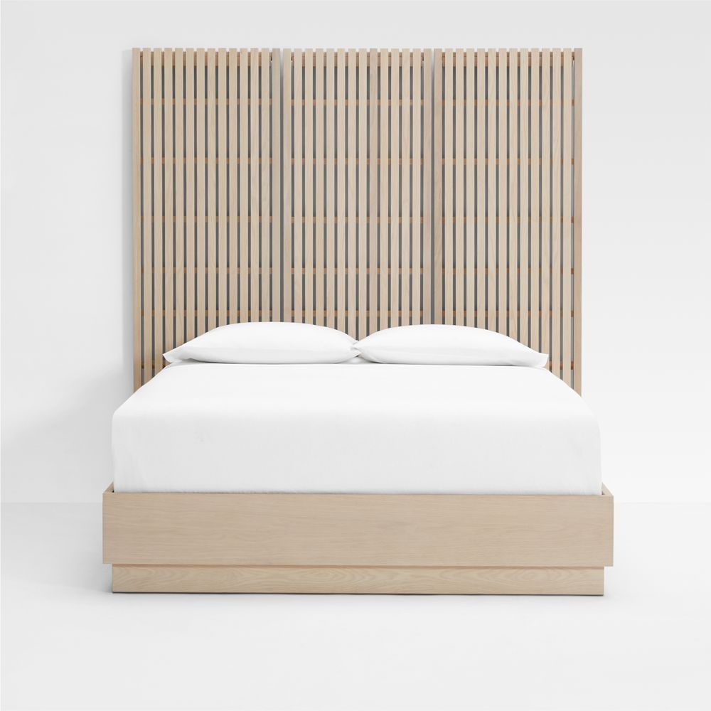 Batten White Oak Bed- Image 4