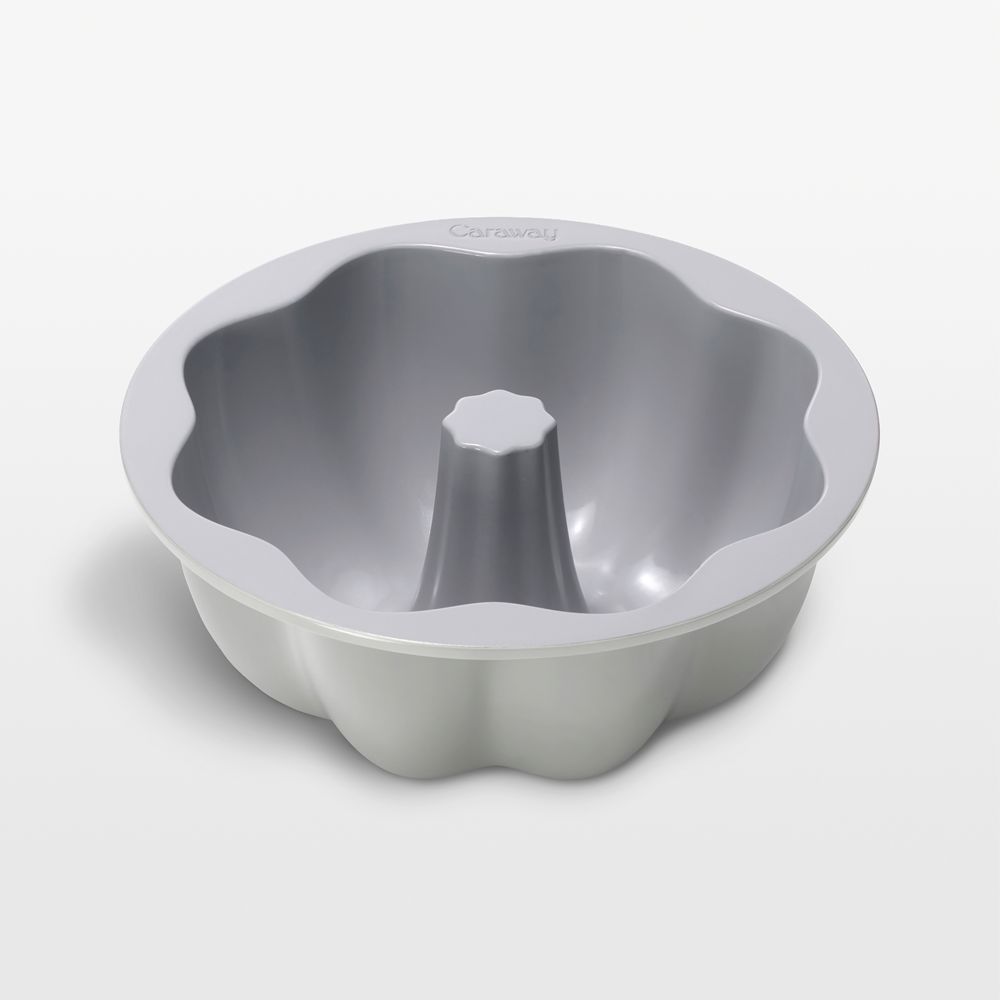 Caraway Grey 9.5" Ceramic Nonstick Fluted Cake Pan