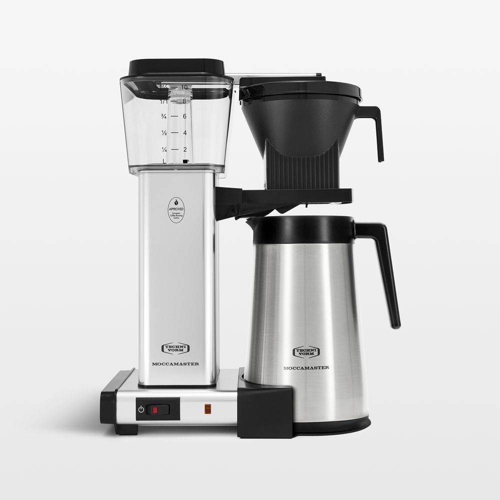 Moccamaster KBGT Thermal Brewer 10-Cup Polished Silver Coffee Maker