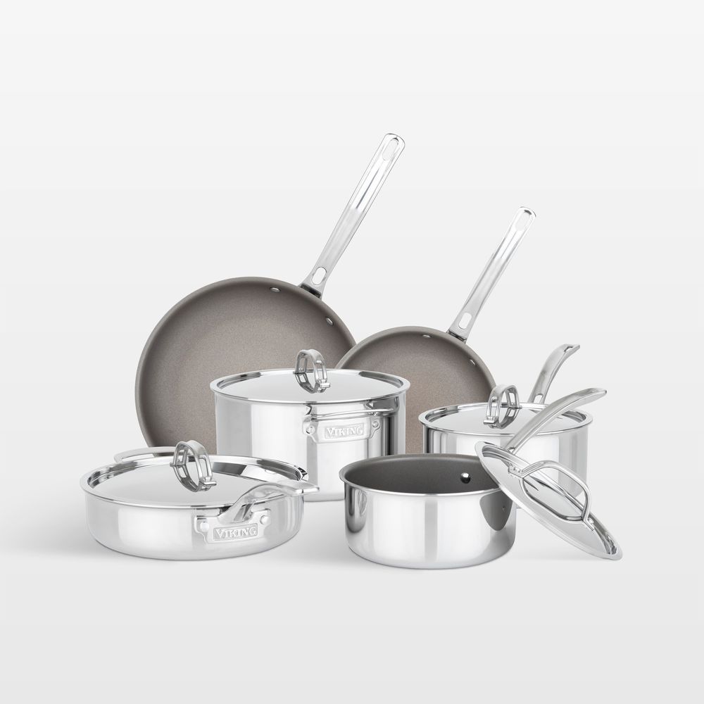 Viking 3-ply PureGlide Pro Nonstick 10-Piece Cookware Set