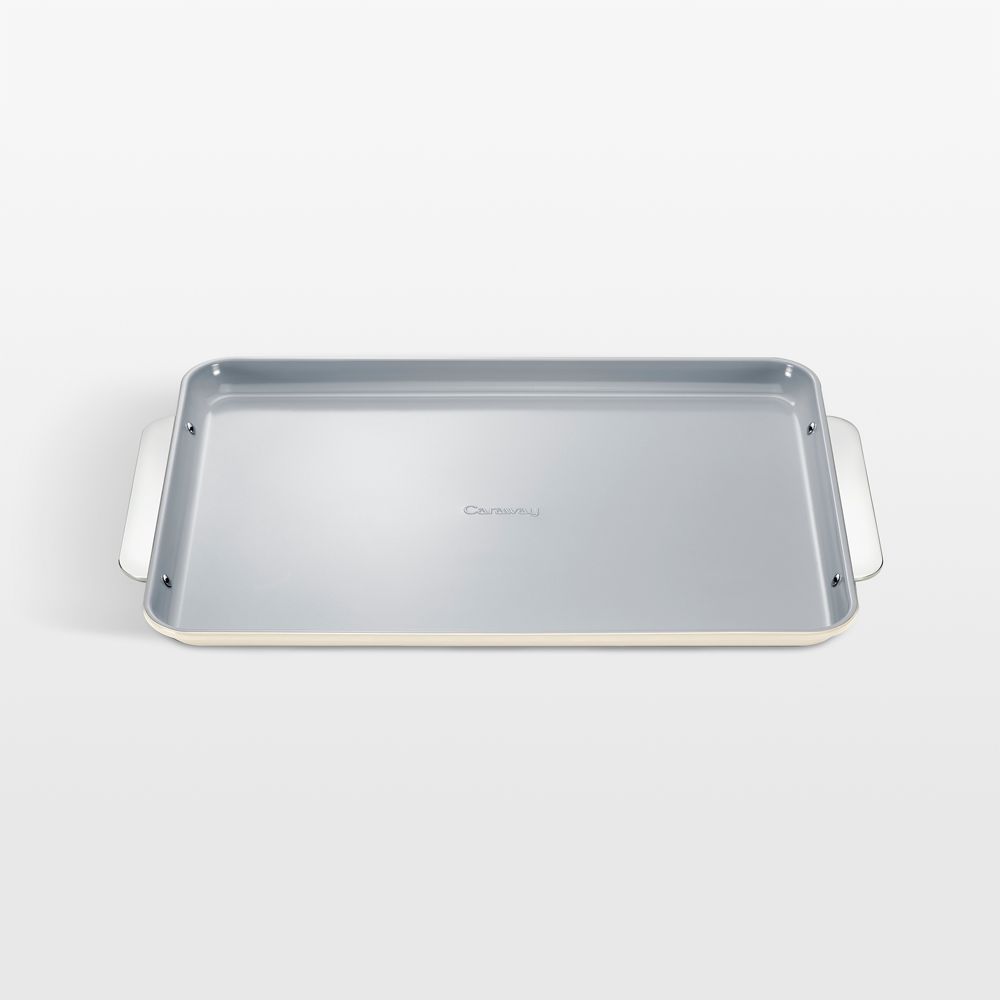 Caraway Cream Ceramic Nonstick Large Baking Sheet
