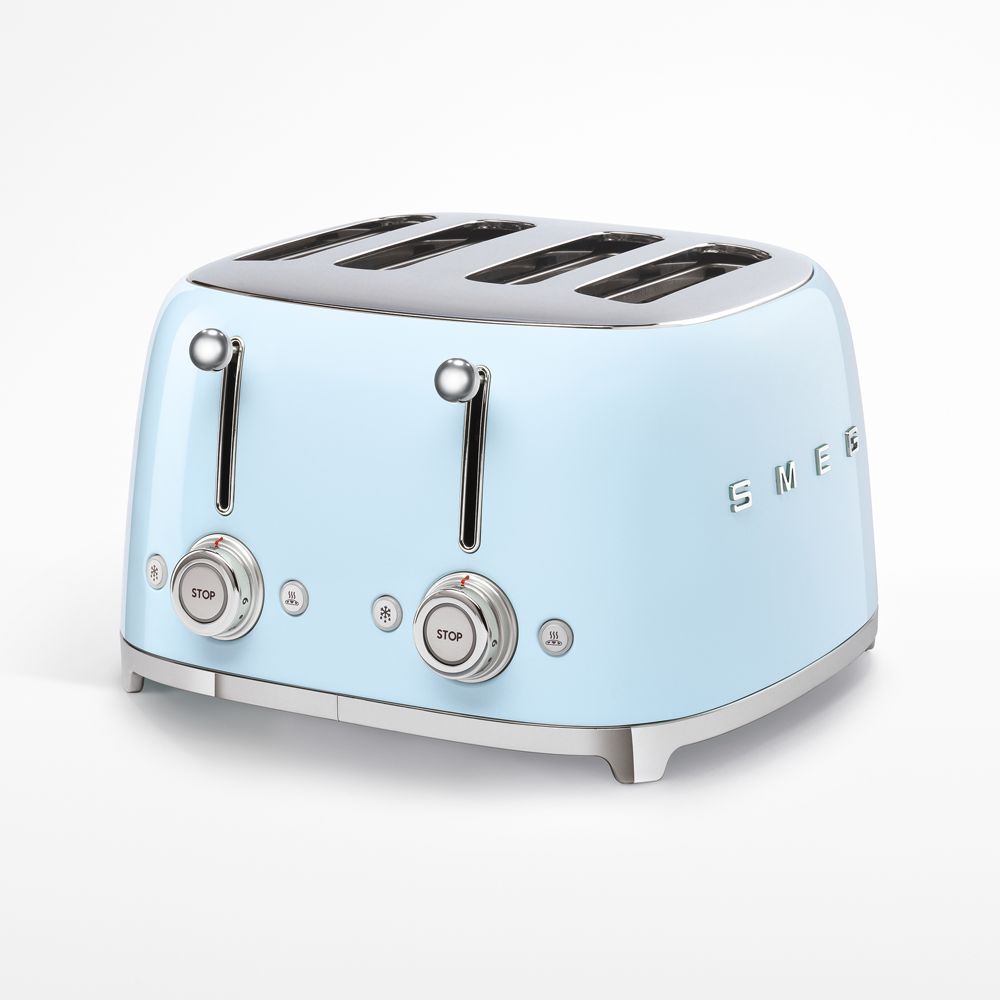 Smeg Pastel Blue 4x4-Slice Toaster