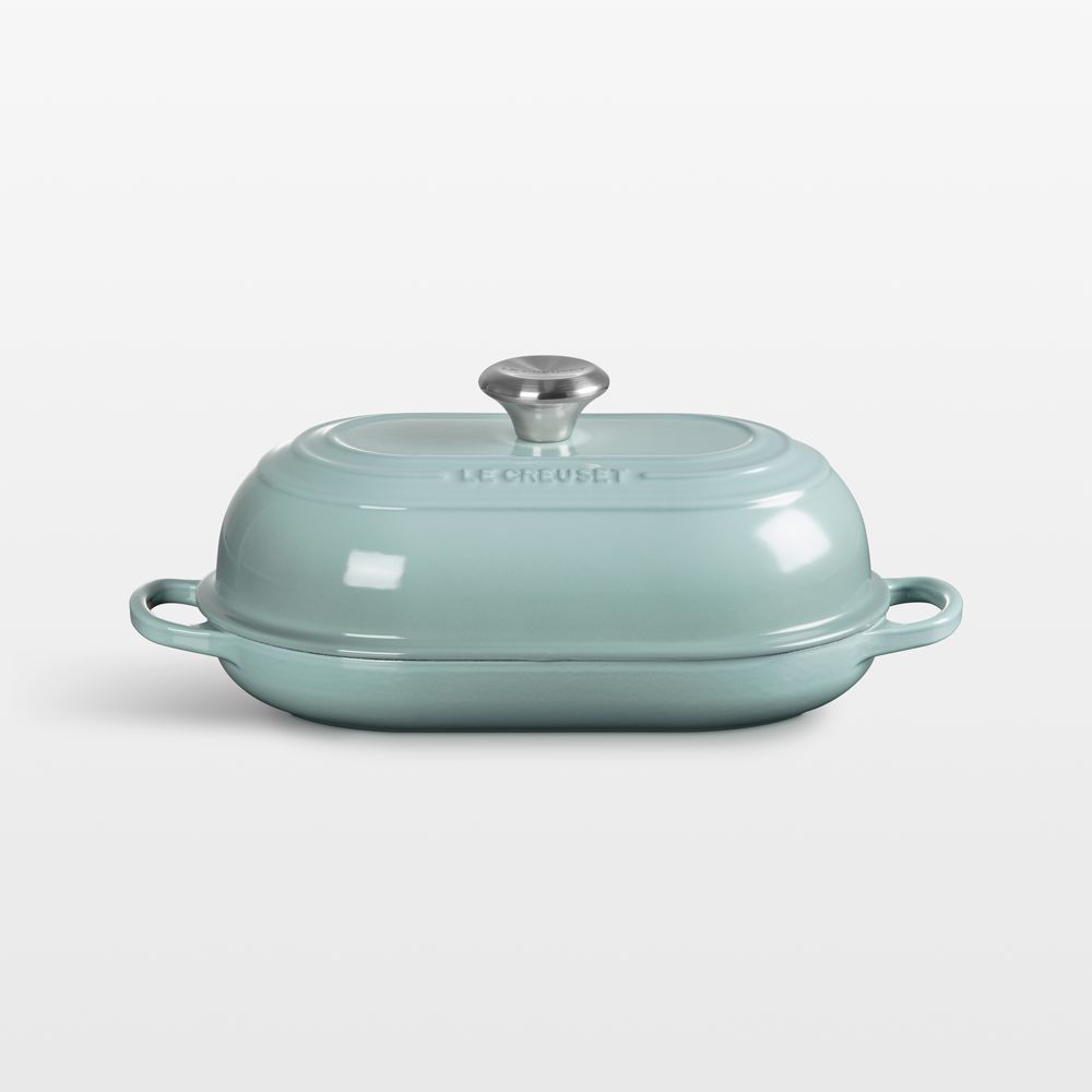 Le Creuset Signature 11.5" Sea Salt Oval Bread Oven