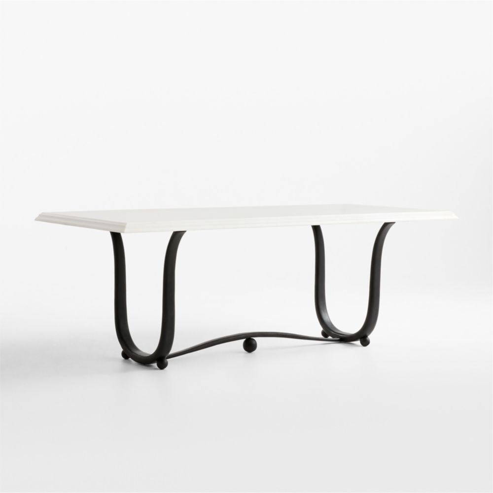 Solara 84" Marble Dining Table by Jeremiah Brent