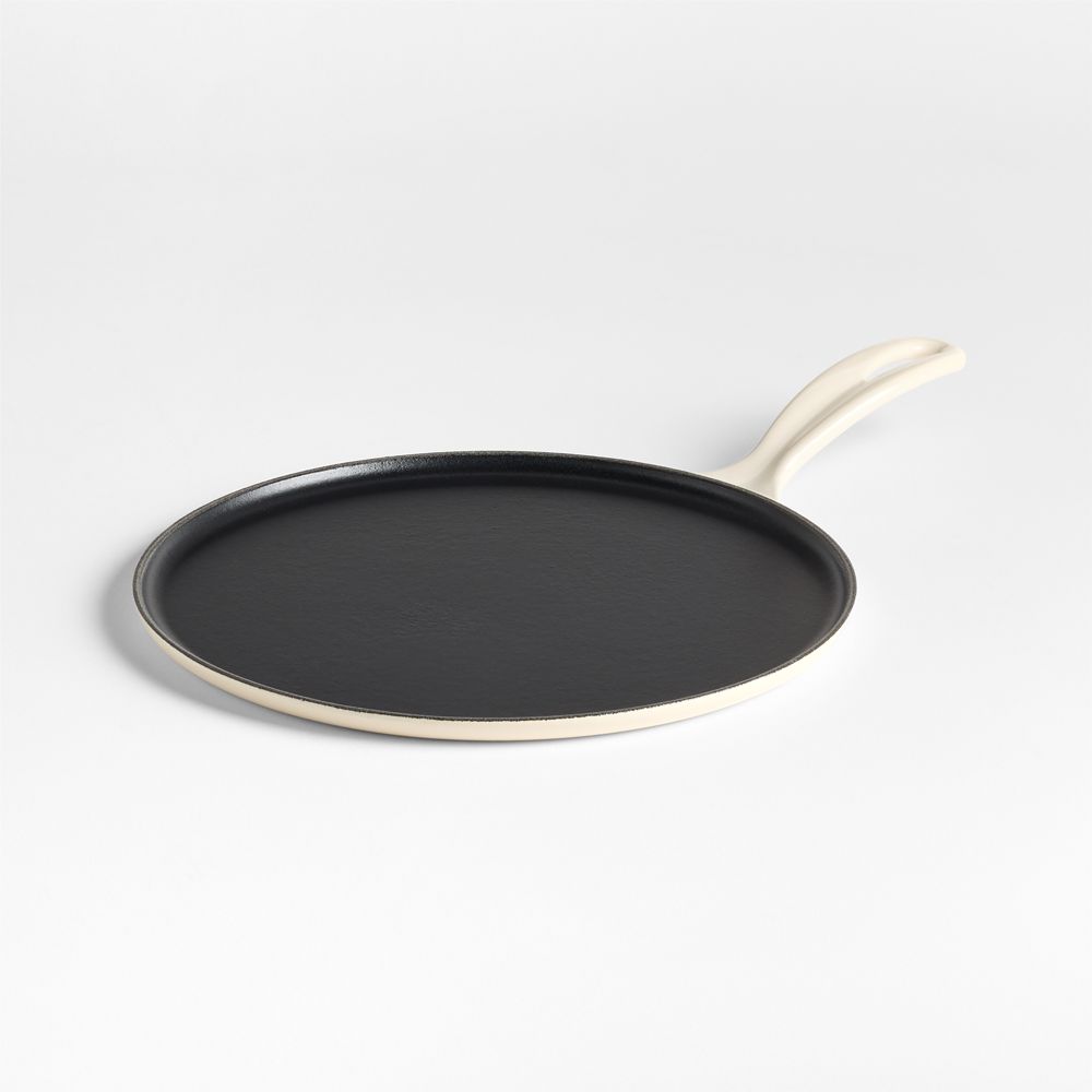 Le Creuset Heritage Traditional Round 10.25" Cream Crepe Pan