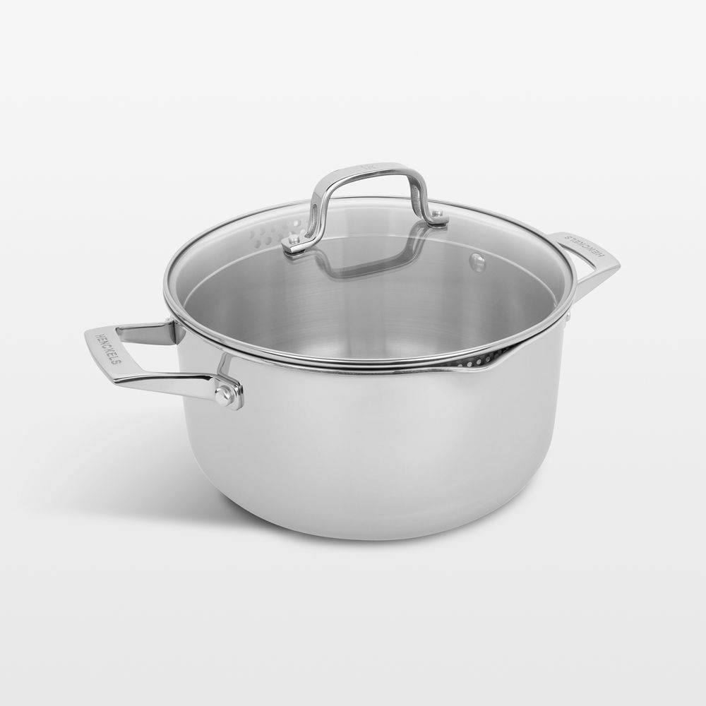 HENCKELS Clad H3 6-Qt. Stainless Steel Dutch Oven with Lid