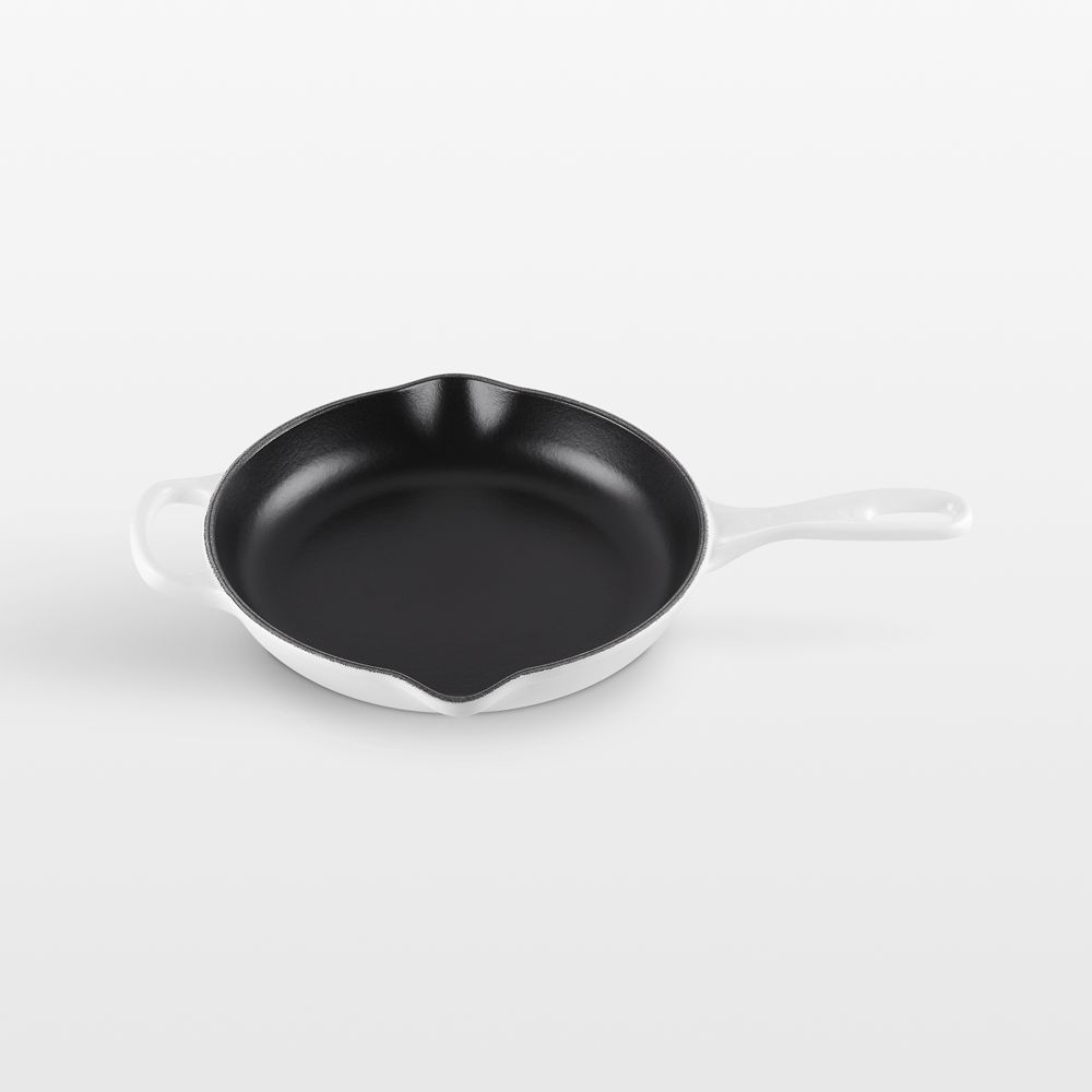 Le Creuset Signature 9" White Enameled Cast Iron Skillet