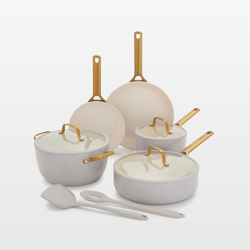 GreenPan Reserve Pro Oyster 10-Piece Ceramic Nonstick Cookware Set