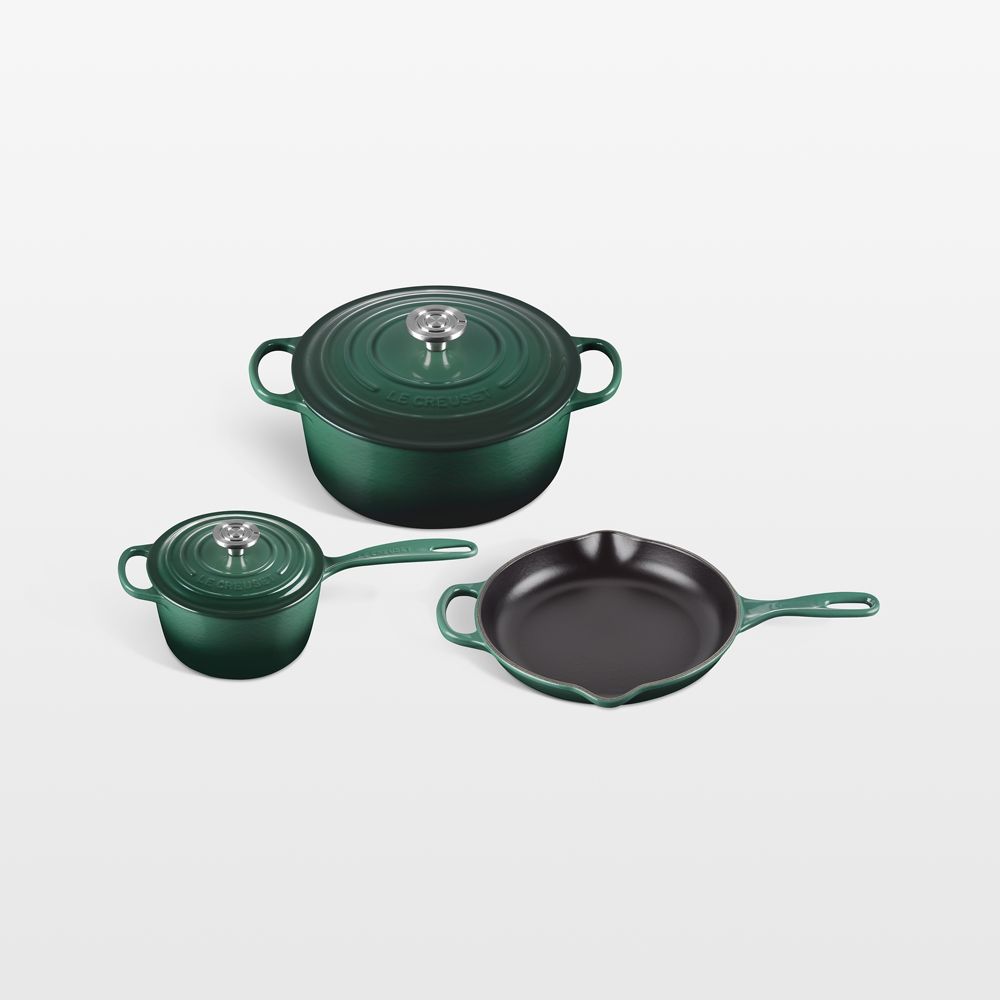 Le Creuset Signature Artichaut Enameled Cast Iron 5-Piece Cookware Set