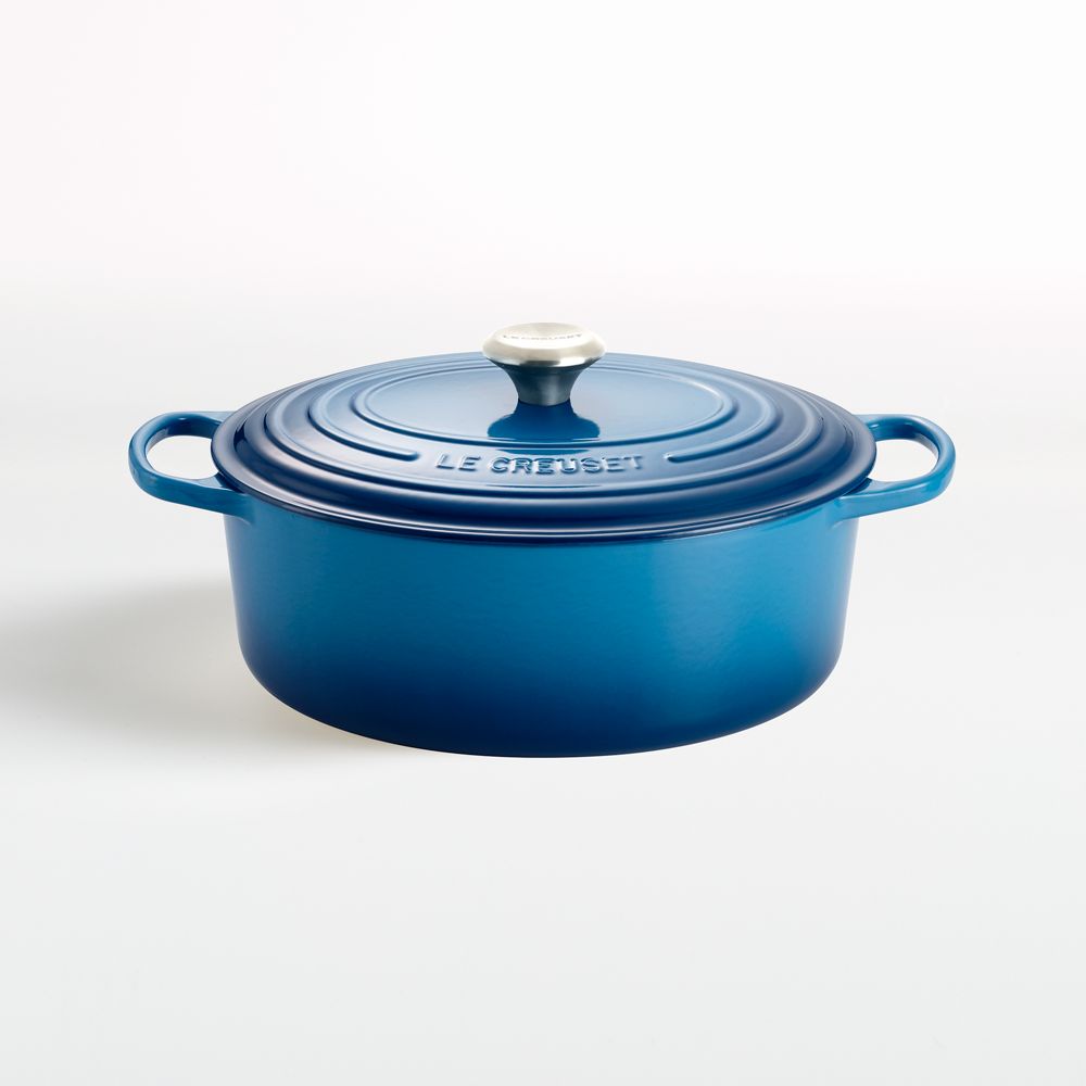 Le Creuset Signature 6.75-Qt. Marseille Enameled Cast Iron Oval Dutch Oven