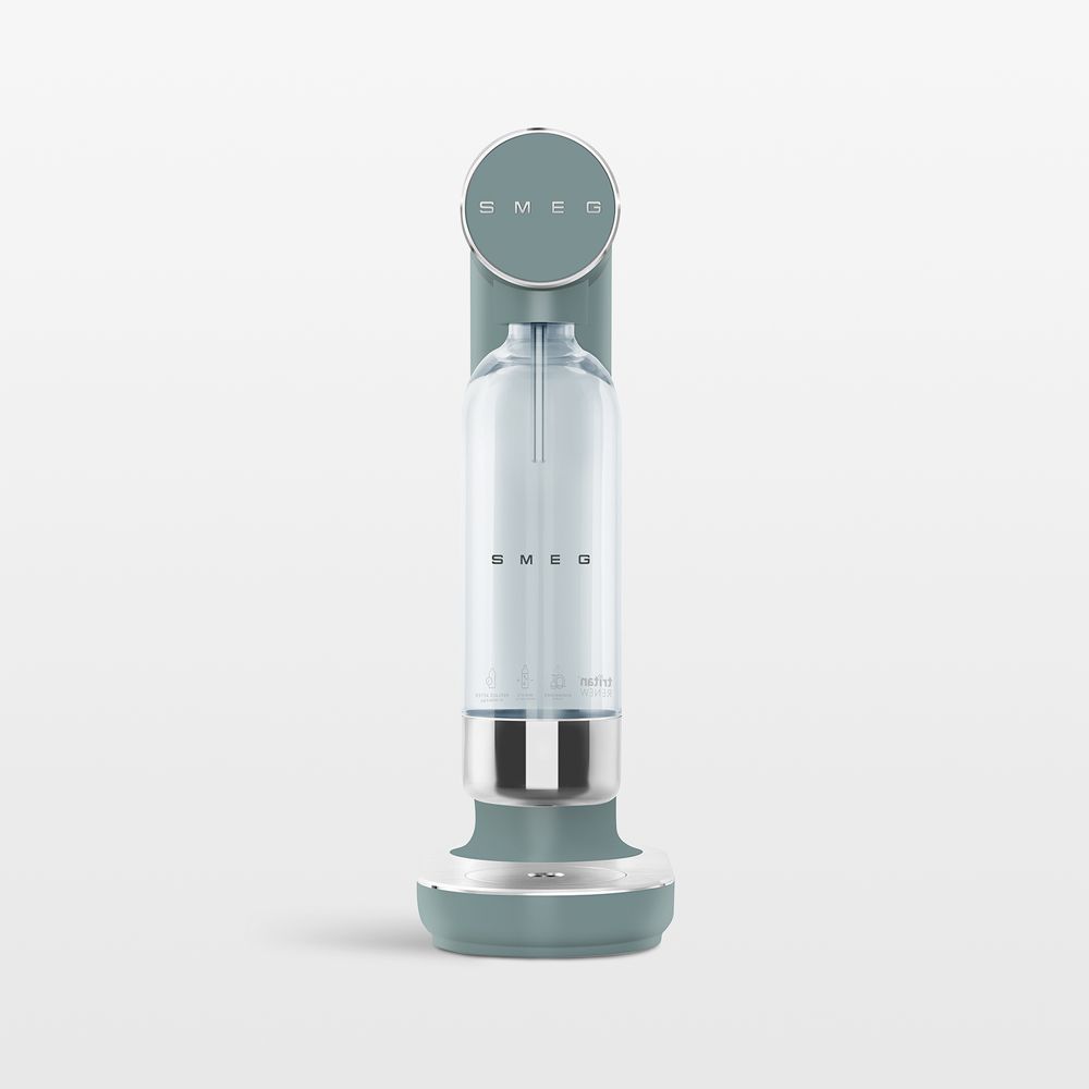 SMEG Matte Jade Green Sparkling Water Maker