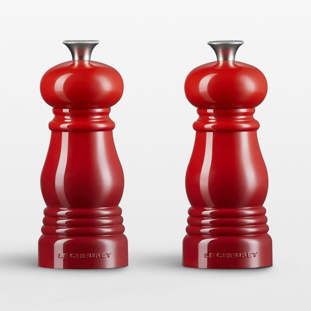 Le Creuset Petite Cerise Salt and Pepper Mill Set