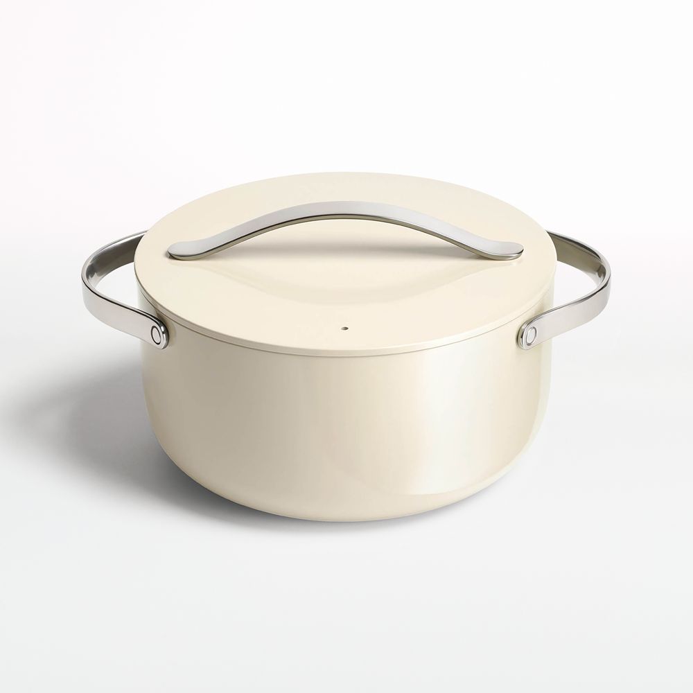 Caraway 6.5-Qt. Cream Ceramic Nonstick Dutch Oven