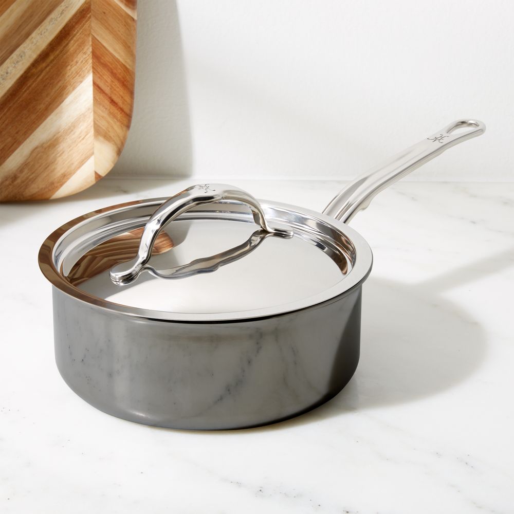 Hestan NanoBond Stainless Steel 2-Qt. Saucepan with Lid