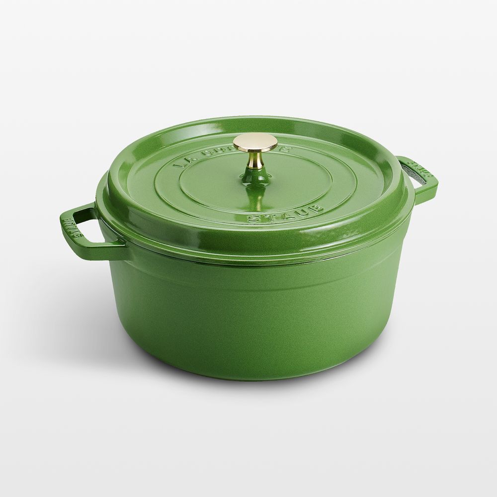 Staub Pistachio 5.5-Qt Round Cocotte